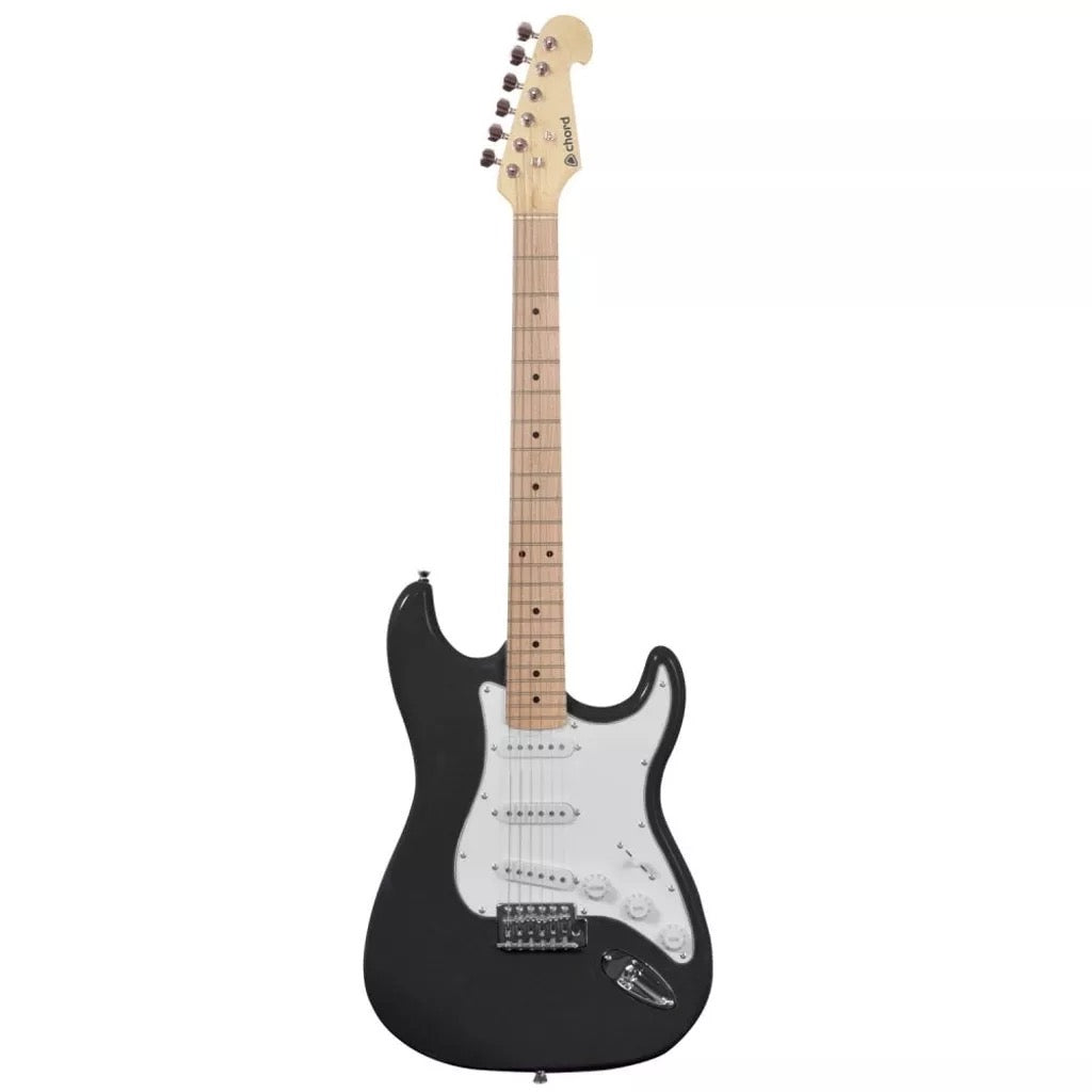 Chord CAL63M-BK Electric Guitar - Maple & Black